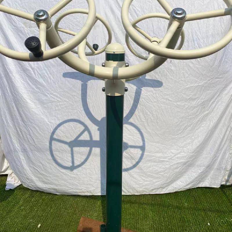 室外新农村老年人体育用品活动器材 双人漫步机(图3) 室外新农村老年人体育用品活动器材 双人漫步机(图3)