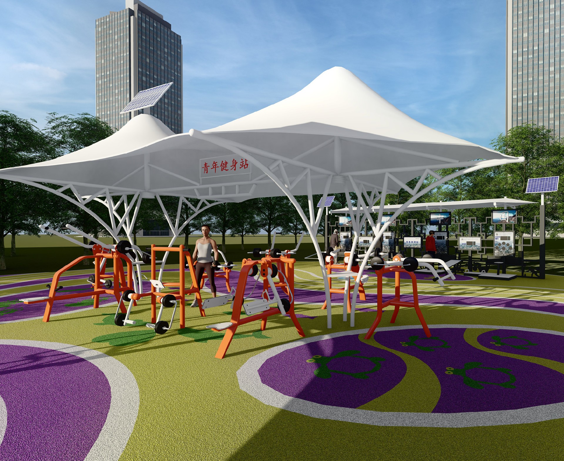 体育公园配置方案2(图3)
